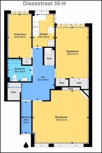 Amsterdam, Diezestraat 30-H, 30-I, 30-II, 17-H, 19-H, 19-I & 26-I