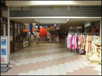 Winkels in het winkelcentrum
